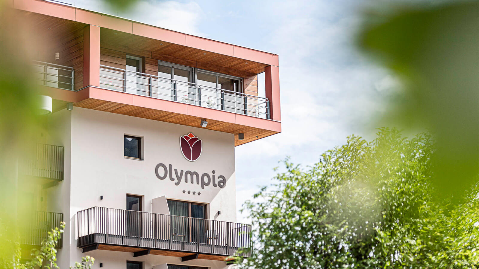 Unser Hotel im Sommer